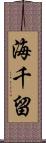 海千留 Scroll