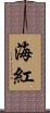 海紅 Scroll