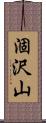 涸沢山 Scroll