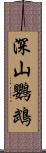 深山鸚鵡 Scroll