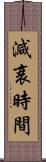 減衰時間 Scroll