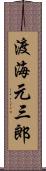 渡海元三郎 Scroll