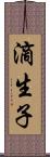 滴生子 Scroll