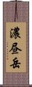 濃昼岳 Scroll