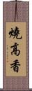 燒高香 Scroll