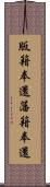 版籍奉還 Scroll