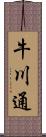 牛川通 Scroll