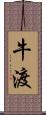 牛渡 Scroll