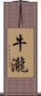 牛瀧 Scroll