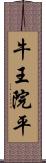 牛王院平 Scroll