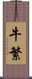 牛繁 Scroll