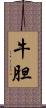 牛胆 Scroll