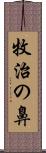 牧治の鼻 Scroll