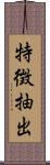 特徴抽出 Scroll