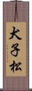 犬子松 Scroll
