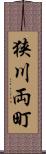 狭川両町 Scroll