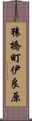 猿橋町伊良原 Scroll