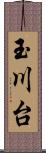 玉川台 Scroll