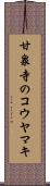 甘泉寺のコウヤマキ Scroll