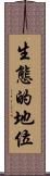 生態的地位 Scroll