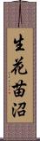 生花苗沼 Scroll
