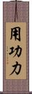 用功力 Scroll