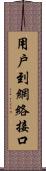 用戶到網絡接口 Scroll