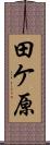 田ケ原 Scroll
