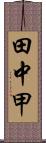 田中甲 Scroll