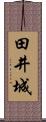 田井城 Scroll
