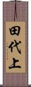 田代上 Scroll