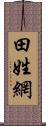 田姓網 Scroll
