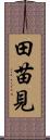 田苗見 Scroll