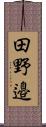 田野邉 Scroll