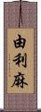 由利麻 Scroll