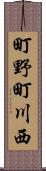町野町川西 Scroll