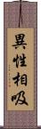 異性相吸 Scroll