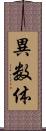 異数体 Scroll