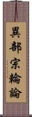 異部宗輪論 Scroll