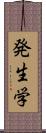 発生学 Scroll