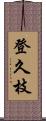 登久枝 Scroll