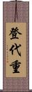 登代重 Scroll