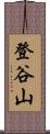 登谷山 Scroll