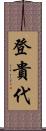 登貴代 Scroll
