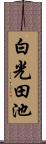 白光田池 Scroll