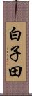 白子田 Scroll