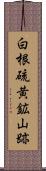 白根硫黄鉱山跡 Scroll