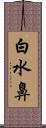 白水鼻 Scroll