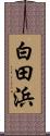 白田浜 Scroll