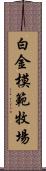 白金模範牧場 Scroll